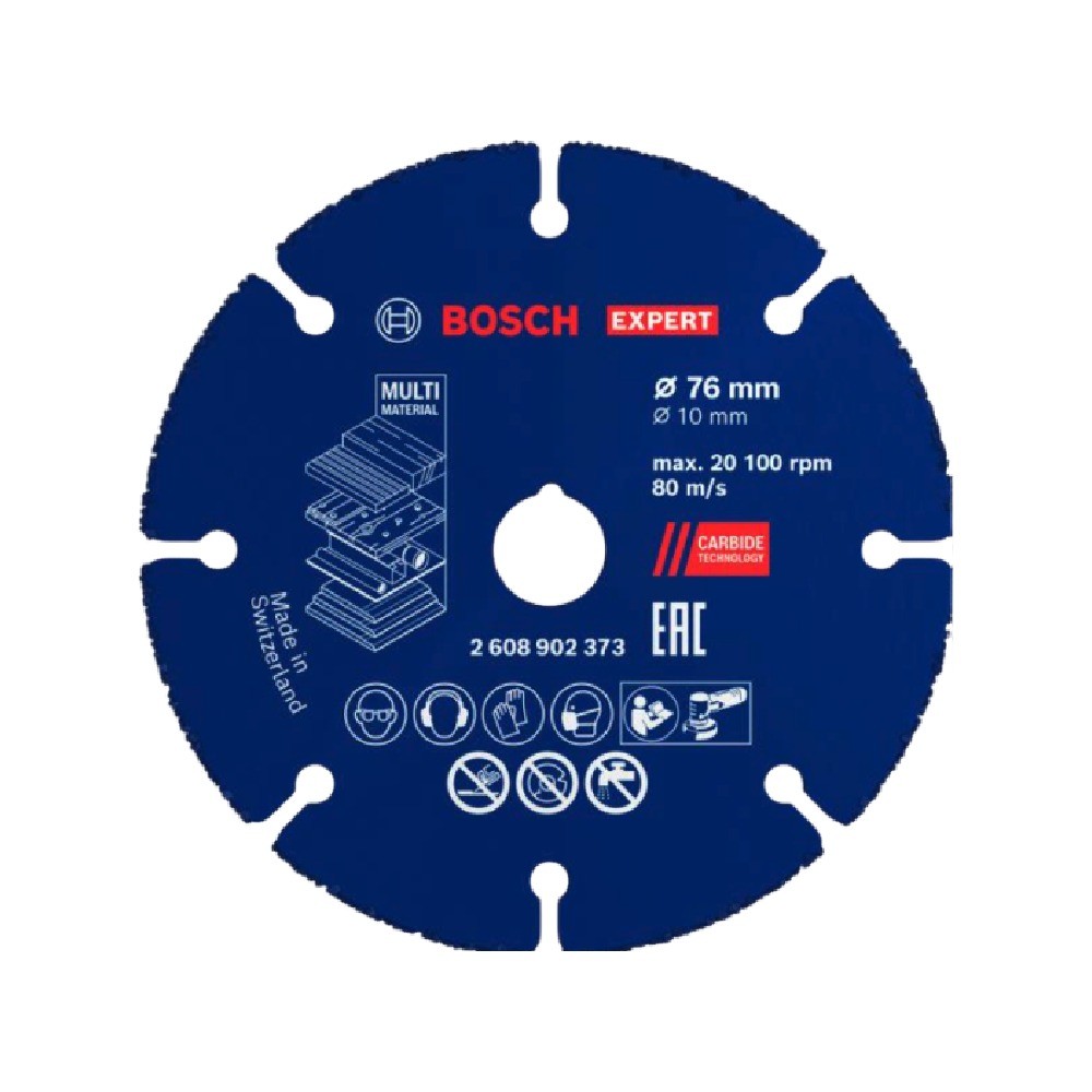 ใบตัดอเนกประสงค์ BOSCH 2 608 901 681 รุ่น Carbide Multi ขนาด 180 มม 