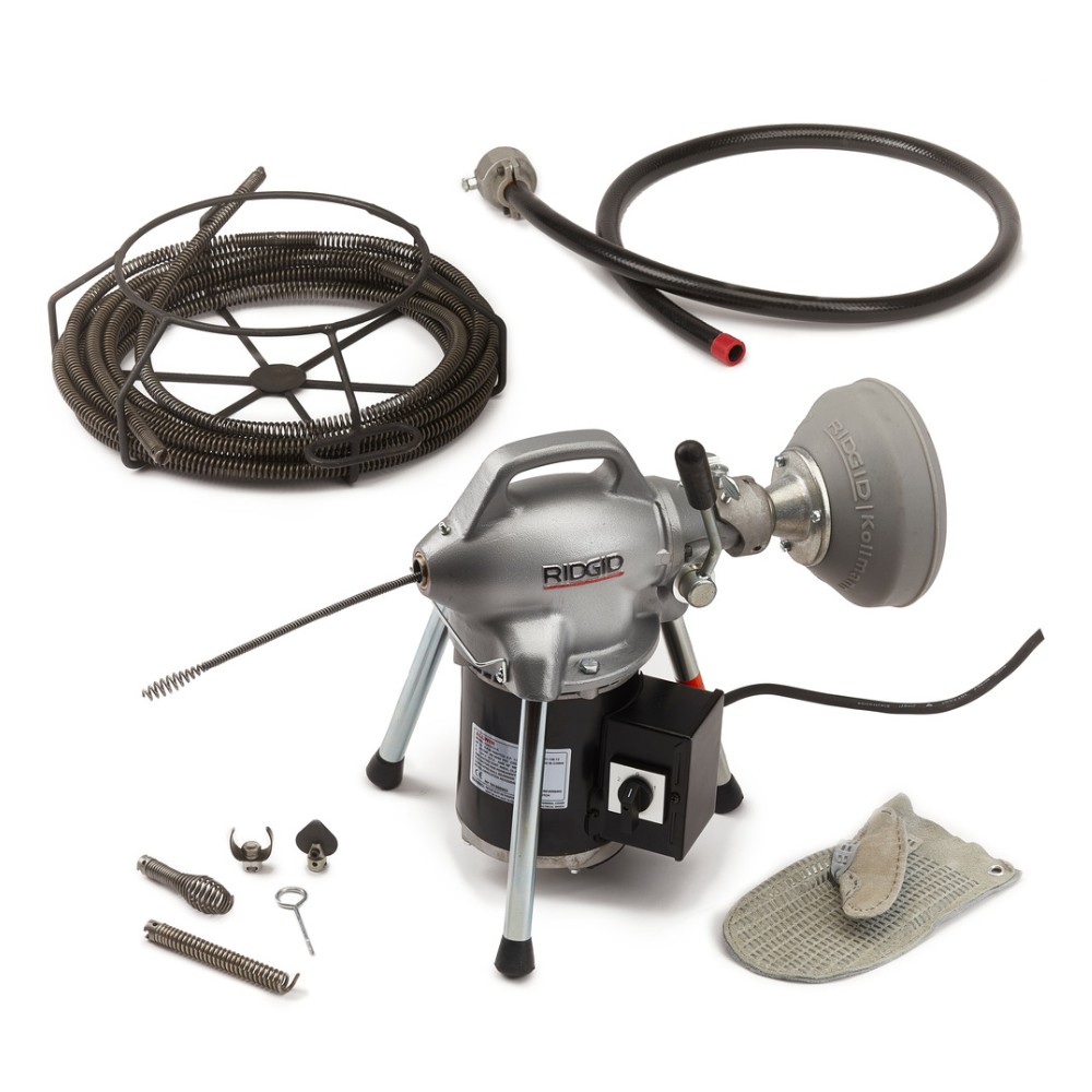 เครื่องทะลวงท่อ RIDGID K50  76455  แบบต่อสายเคเบิ้ล ขนาด 3 4   4 นิ้ว