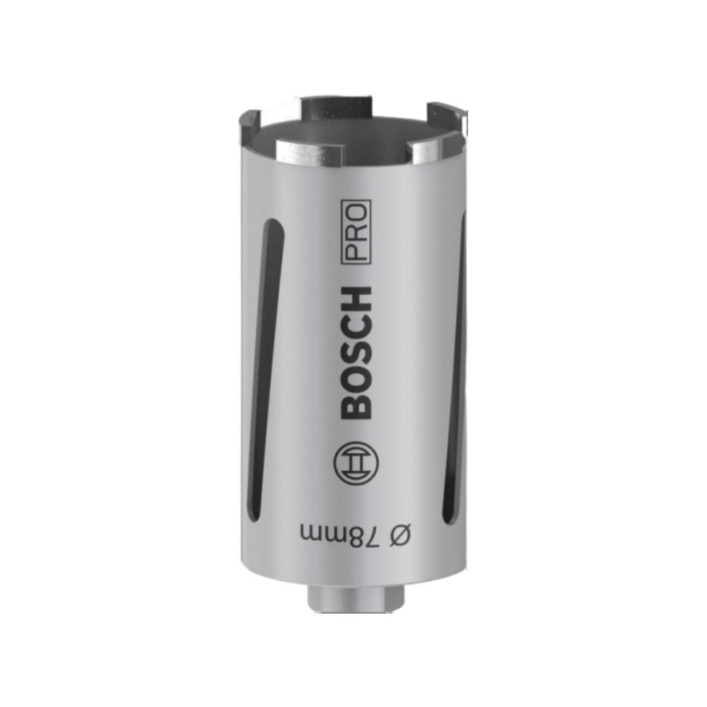 ดอกเจาะกระบอกหัวเพชร BOSCH 2 608 587 324 แบบแห้ง ขนาด 78 x 150 มม 