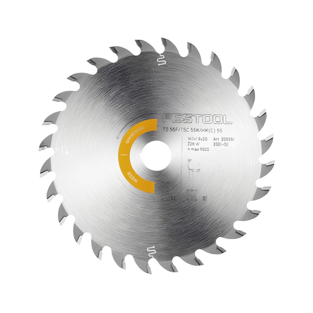 ใบเลื่อยวงเดือน FESTOOL W28 Saw blade ขนาด 160 x 1 8 x 20 mm 