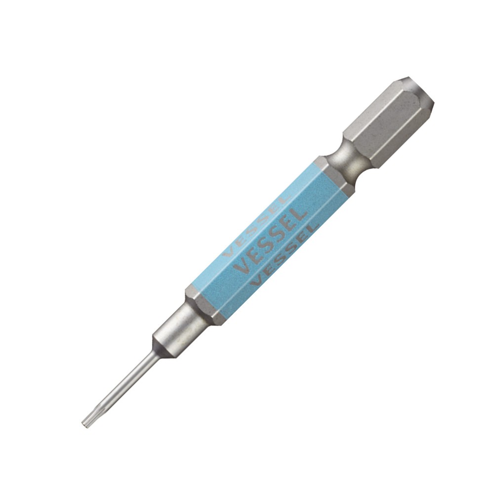 ดอกไขควงลม TORX มีรู ดอกสั้น VESSEL GSVT04S ขนาด T4 x 65 mm 