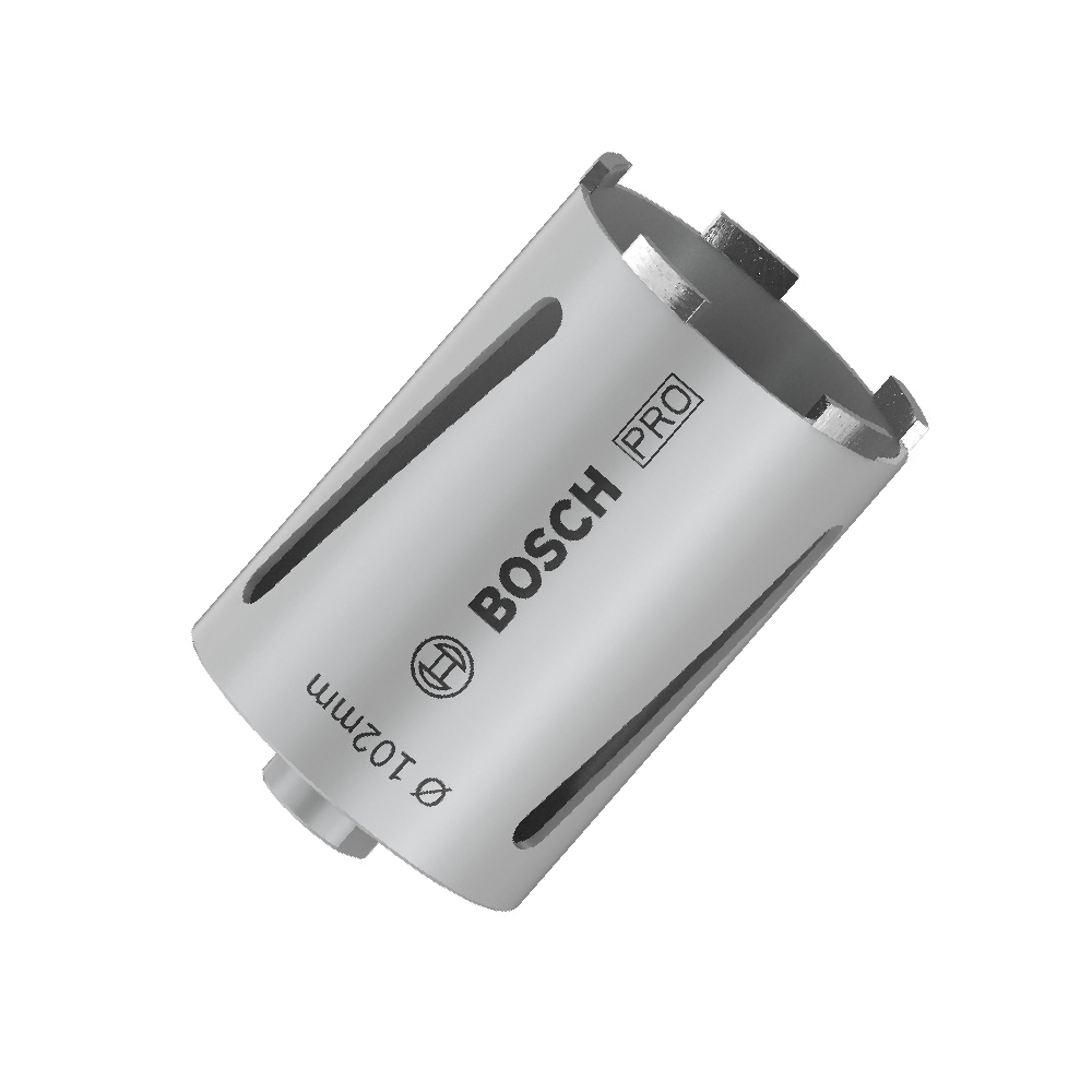 ดอกเจาะกระบอกหัวเพชร BOSCH 2 608 587 327 แบบแห้ง ขนาด 102 x 150 มม 