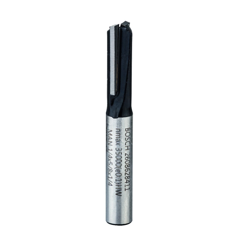 ดอกเซาะร่องตรง BOSCH 2 608 628 411 ก้าน 1 4 นิ้ว ขนาด 1 4 x 5 8 x 1 7 8 นิ้ว
