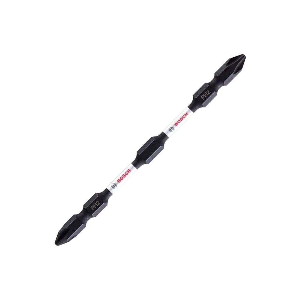 ดอกไขควง BOSCH 2 608 522 407 PH2 สีดำ ขนาด 150 มม   แพ็ค 5 ชิ้น 