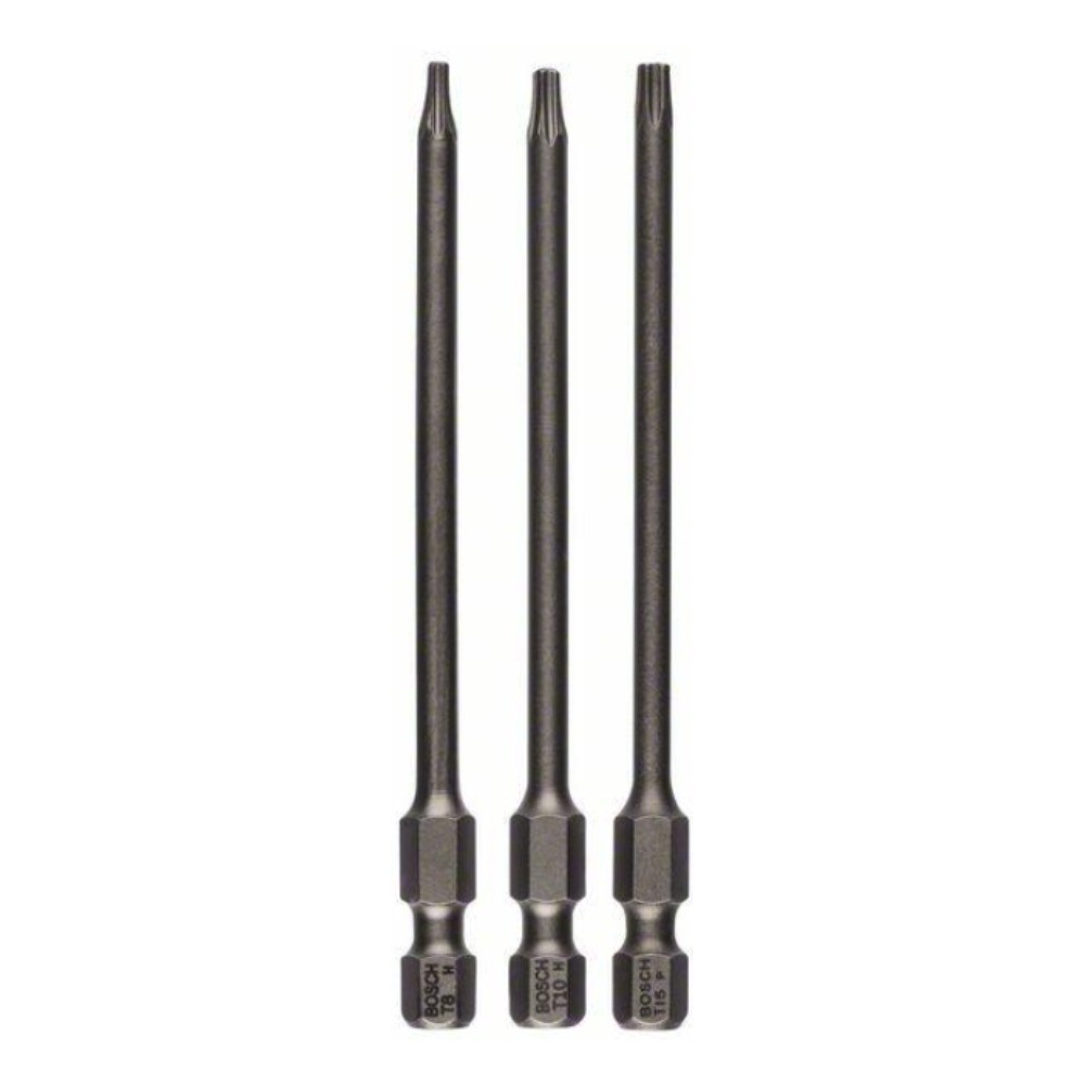 ชุดดอกไขควง BOSCH 2 607 001 759 Ex T8   T10   T15 ขนาด 152 มม 