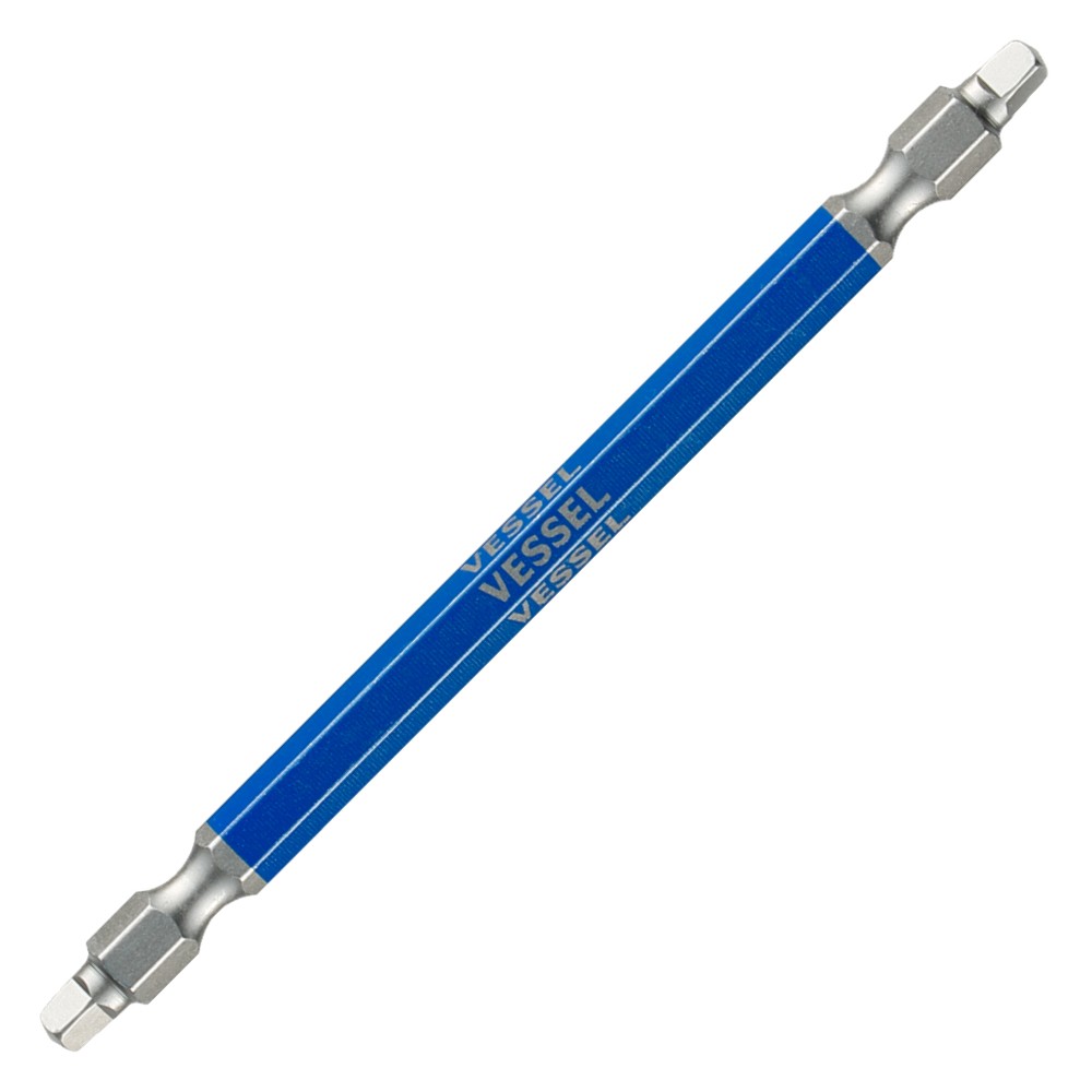 ดอกไขควงหัวสี่เหลี่ยม VESSEL GS14SQ3110 Double End Square GO SAI Bit ขนาด SQ3 x 110 มม   2 ชิ้น 