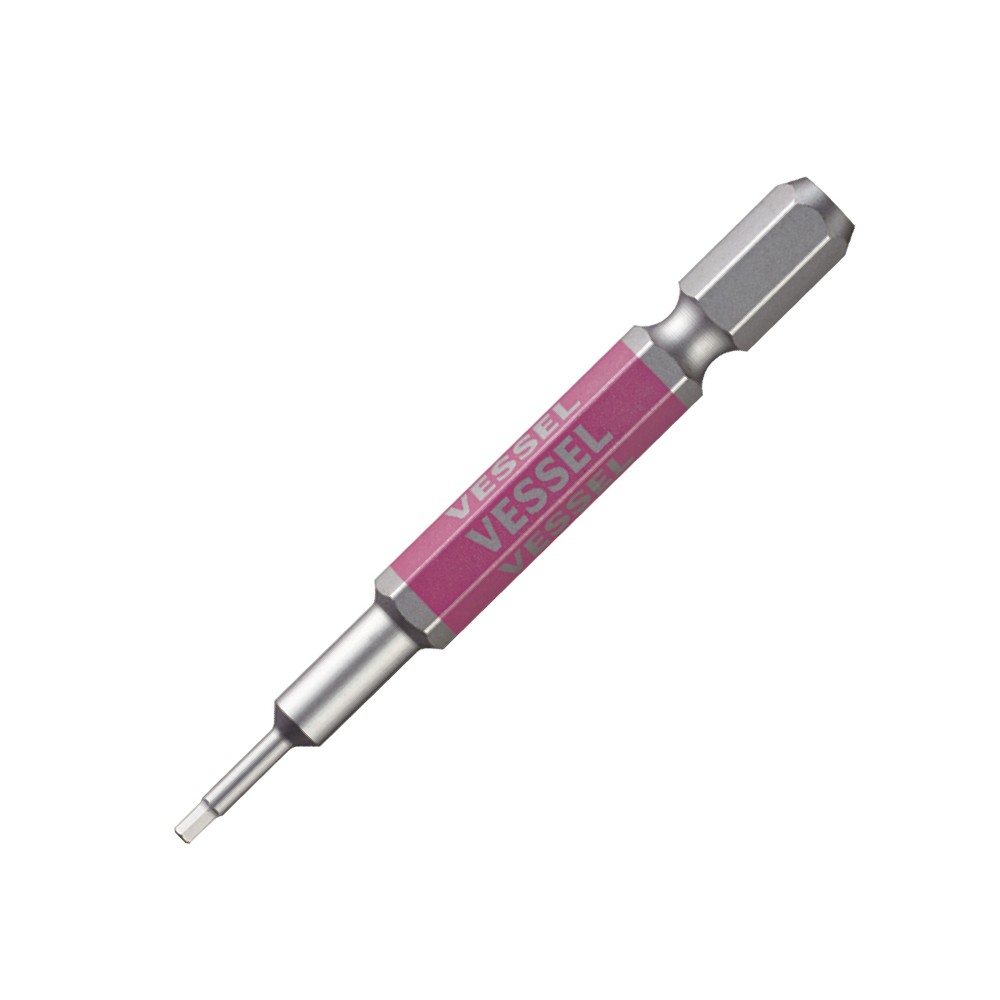 ดอกไขควงหัวหกเหลี่ยม ดอกสั้น VESSEL GSH015S ขนาด 1 5 x 65 mm  Made in japan  ของเเท้ 