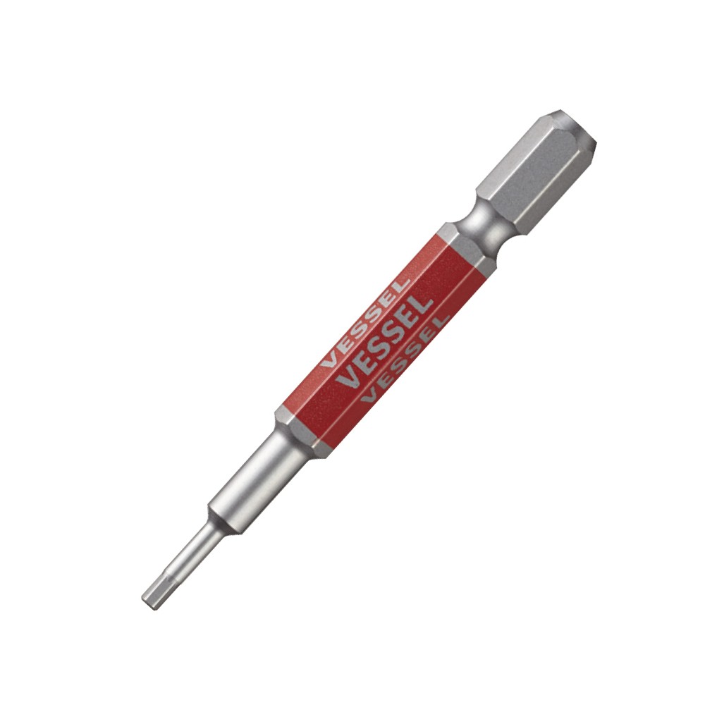 ดอกไขควงหัวหกเหลี่ยม ดอกสั้น VESSEL GSH020S ขนาด 2 0 x 65 mm  Made in japan  ของเเท้ 