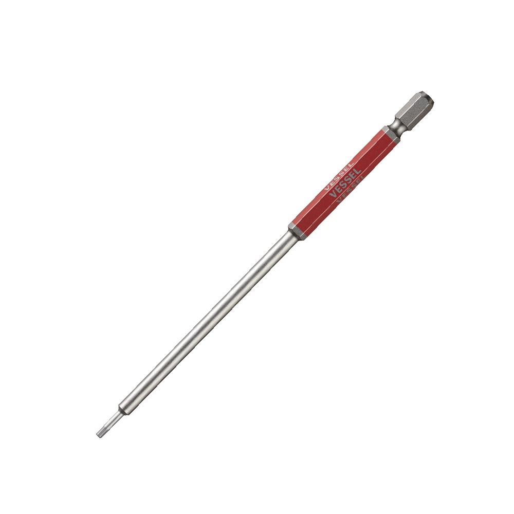 ดอกไขควงหัวหกเหลี่ยม ดอกยาว VESSEL GSH020L ขนาด 2 0 x 150 mm  Made in japan  ของเเท้ 