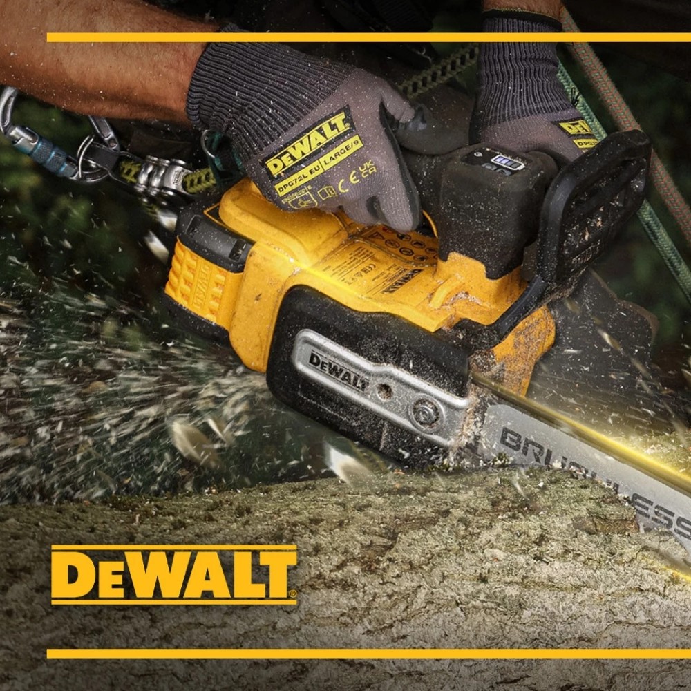 เลื่อยโซ่ไร้สาย DEWALT DCMCST632N 60V Max ขนาด 10 นิ้ว มอเตอร์ไร้แปรงถ่าน  ตัวเปล่า 