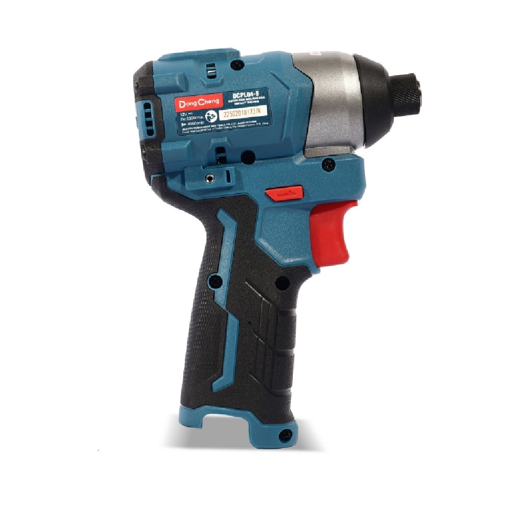 สว่านไขควงกระแทกไร้สาย DONG CHENG DCPL04 8 12V BL Motor 140 Nm   ตัวเปล่า 