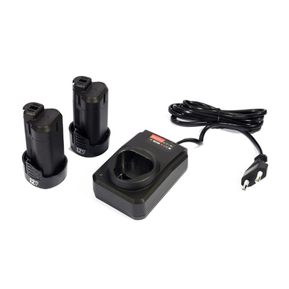 สว่านกระแทกไร้สาย DONG CHENG DCJZ1202i 12V พร้อมแบตเตอรี่ 2 0 Ah   2 ก้อน     แท่นชาร์จ