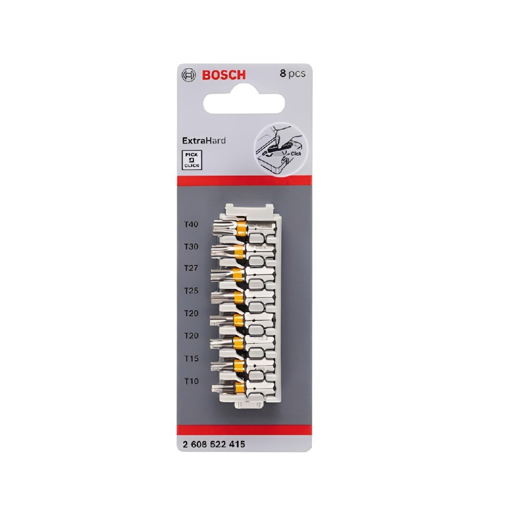ชุดดอกไขควง Extra Hard BOSCH 2 608 522 415 Torx 25 มม 