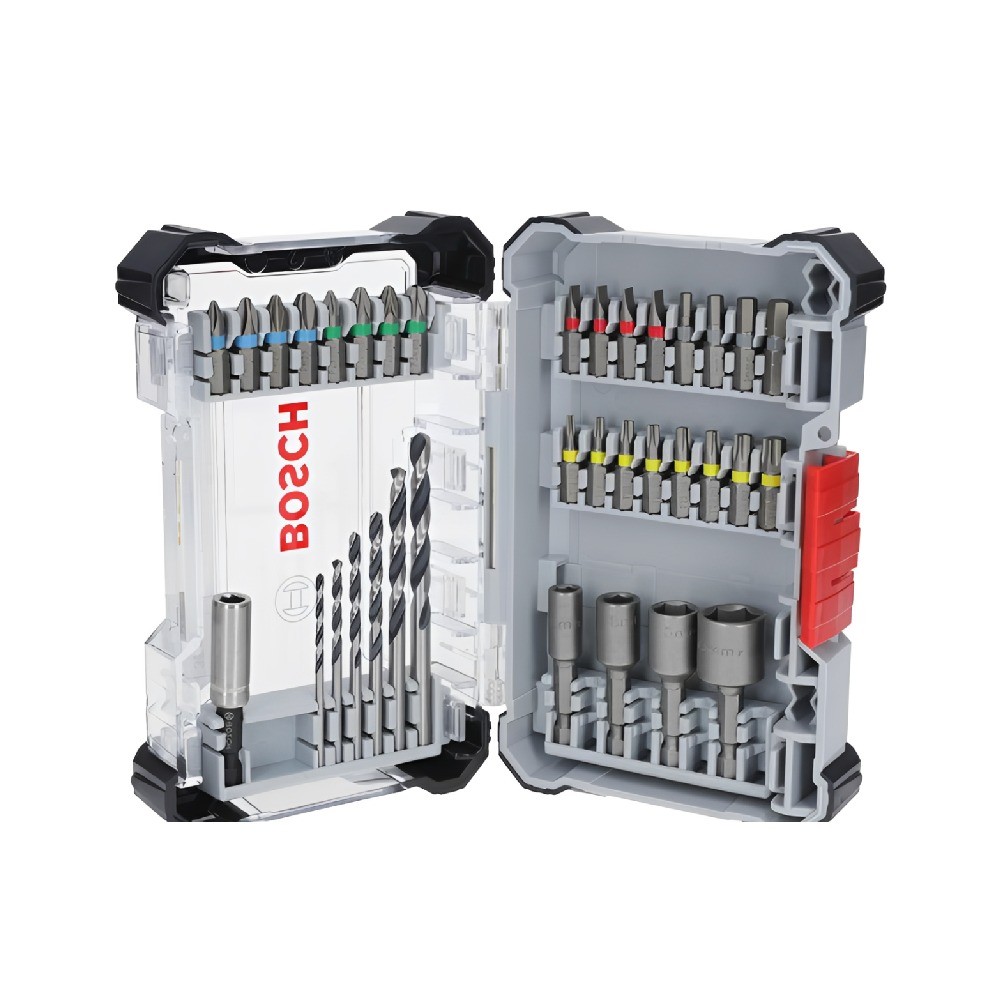 ชุดดอกเจาะเหล็ก BOSCH 2 607 017 729 Pick   Click 35 ชิ้น