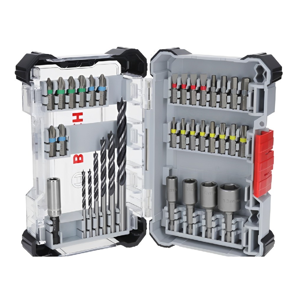 ชุดดอกเจาะไม้ BOSCH 2 607 017 730 Pick   Click 35 ชิ้น