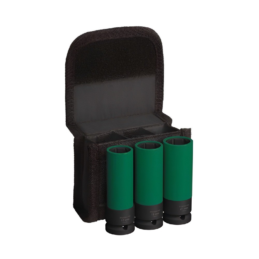 ชุดลูกบล็อกลึกพิเศษ BOSCH 2 608 003 033 PRO Impact Sockets 1 2 นิ้ว 3 ชิ้น