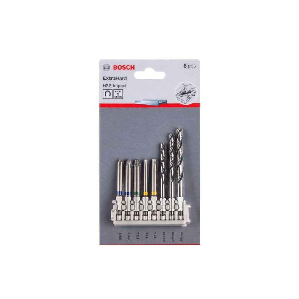 ชุดดอกไขควงและดอกสว่าน HSS BOSCH 2 608 522 419 Extra Hard 65 มม 