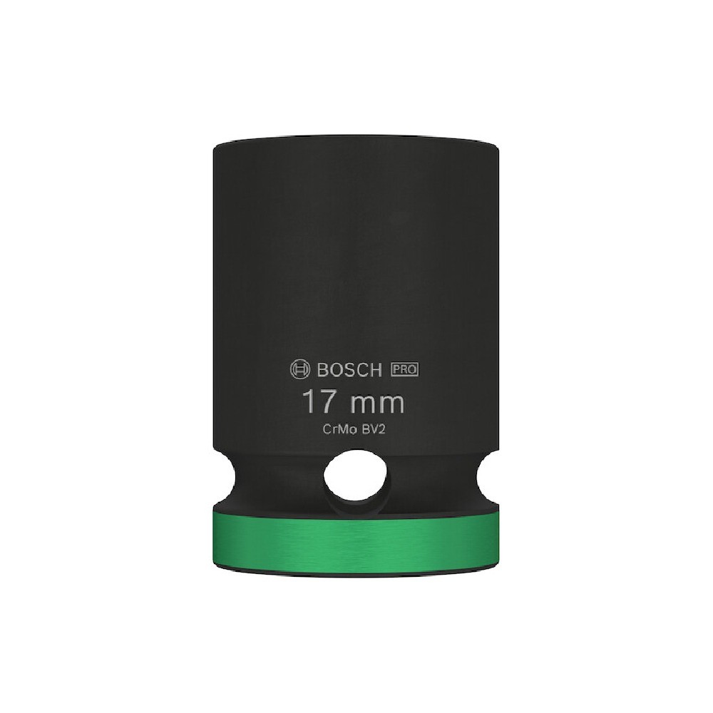 ลูกบล็อกลมมาตรฐาน BOSCH 2 608 003 048 PRO Impact Socket 1 2 นิ้ว ขนาด 17 มม 