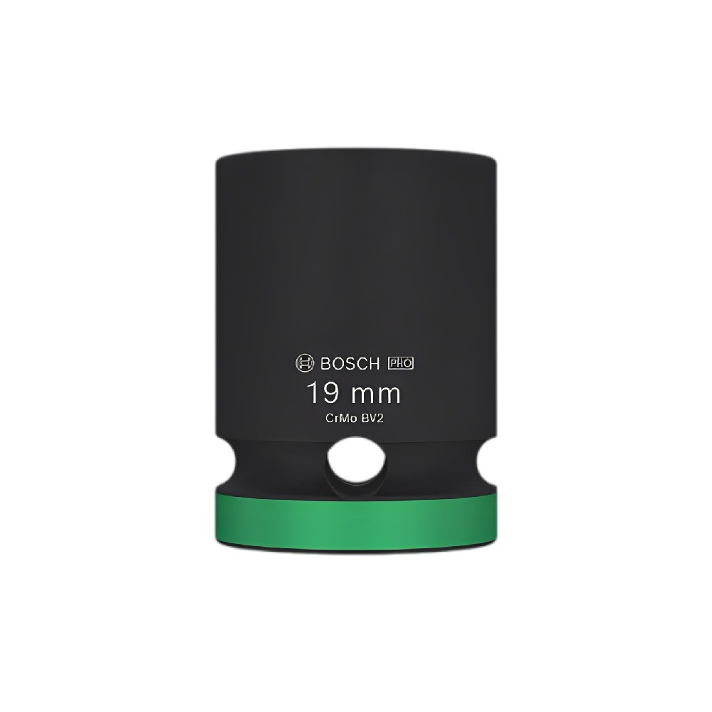 ลูกบล็อกลมมาตรฐาน BOSCH 2 608 003 050 PRO Impact Socket 1 2 นิ้ว ขนาด 19 มม 
