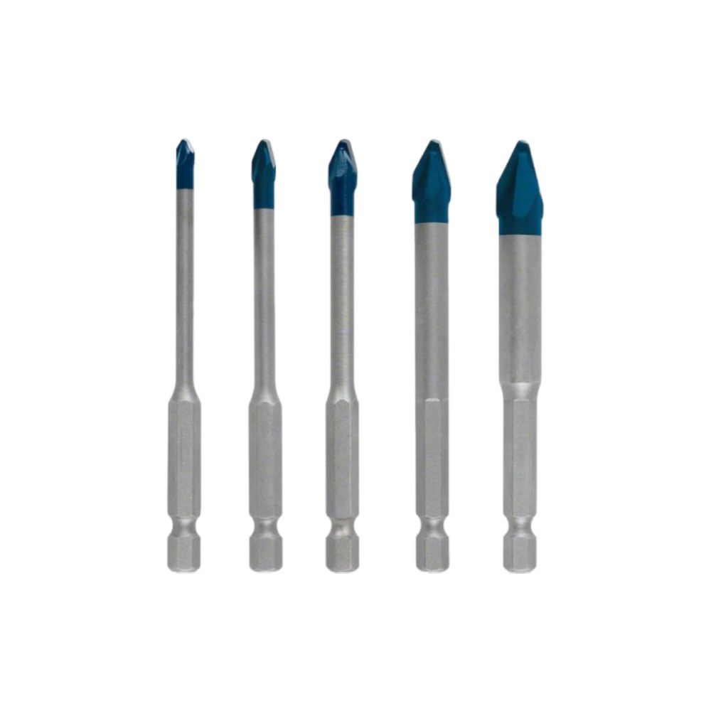 ชุดดอกสว่านเจาะกระเบื้อง BOSCH 2 608 900 597 HEX 9 HardCeramic 5 ชิ้น ขนาด 4 5 6 8 10 มม 