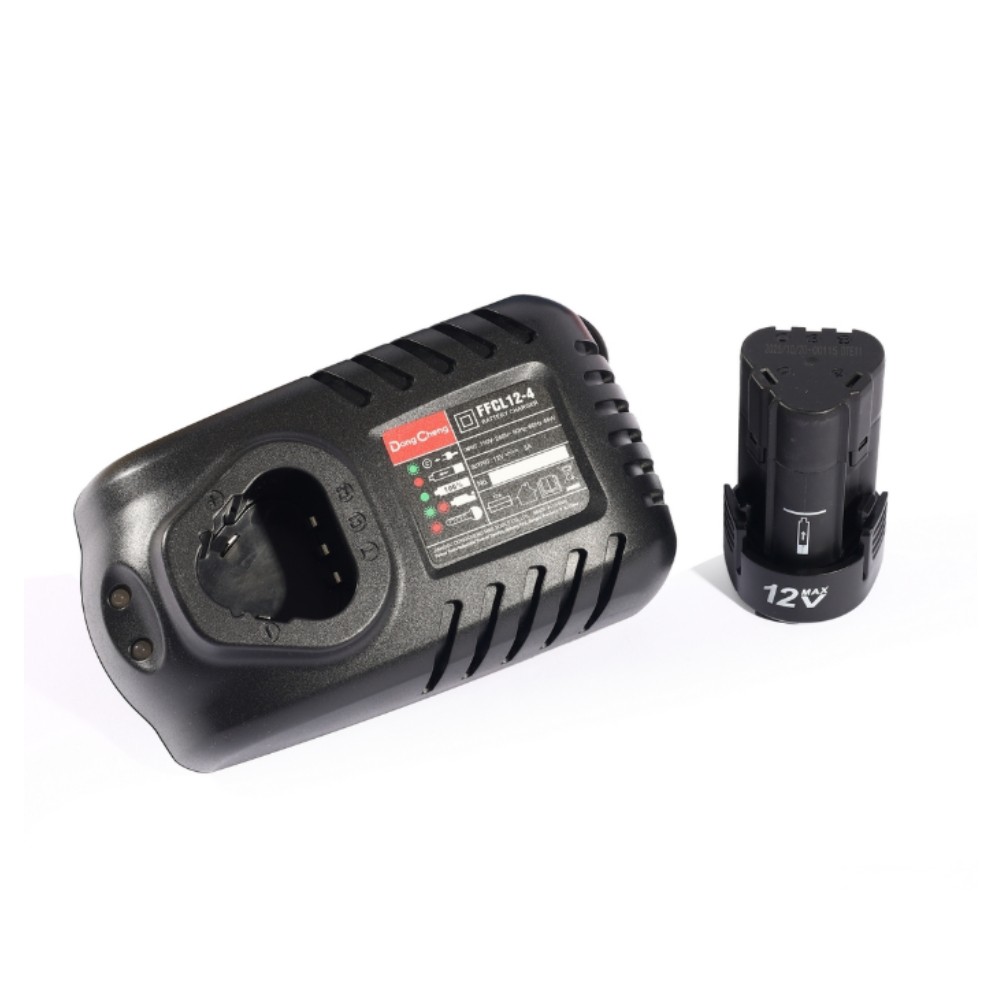 สว่านกระแทกไร้สาย DONG CHENG DCJZ1250I EK 12V BL Motor 50 Nm  พร้อมแบต 2 0Ah x  2 ก้อน     แท่นชาร์จ