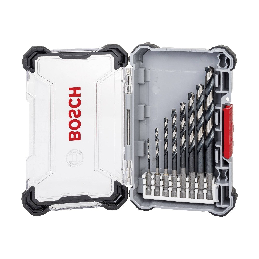 ชุดดอกเจาะเหล็กก้านหกเหลี่ยม BOSCH 2 608 577 146 HEX 8 ชิ้น ขนาด 2 10 มม 