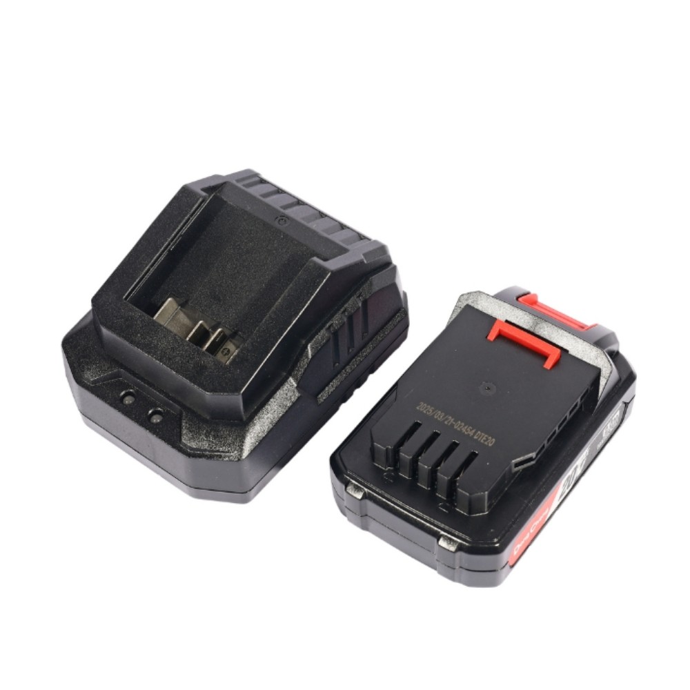สว่านไขควงกระแทกไร้สาย DONG CHENG DCPL165 ADM 20V BL Motor 165 Nm  พร้อมแบต 2 0Ah x  1 ก้อน     แท่นชาร์จ