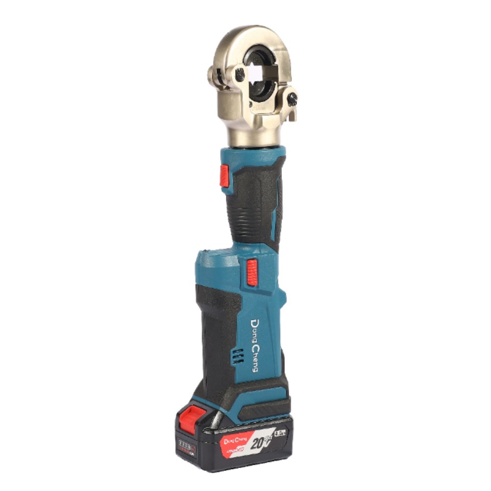 เครื่องย้ำสายไฟไฮดรอลิกไร้สาย DONG CHENG DCYH02 300 EM 20V  ชุดแบตเตอรี่ 4 0Ah x 2 