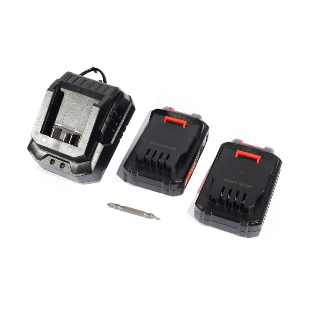 สว่านกระแทกไร้สาย DONG CHENG DCJZ2060I AM 20V BL Motor 60 Nm พร้อมแบต 2 0Ah x  2 ก้อน     แท่นชาร์จ