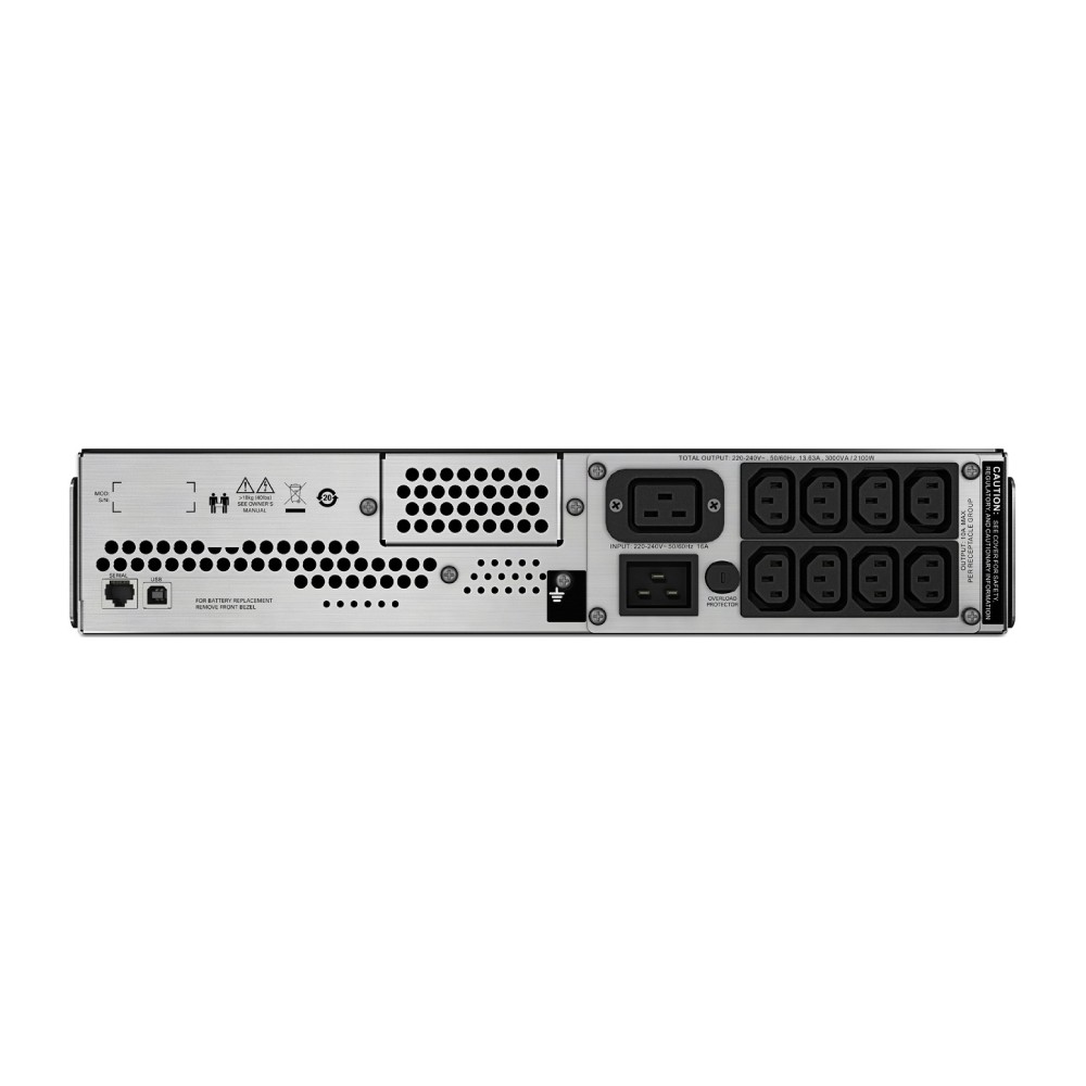 เครื่องสำรองไฟ APC SMC3000RMI2U ขนาด 3000VA จอ LCD แบบติดตั้งตู้แร็ค