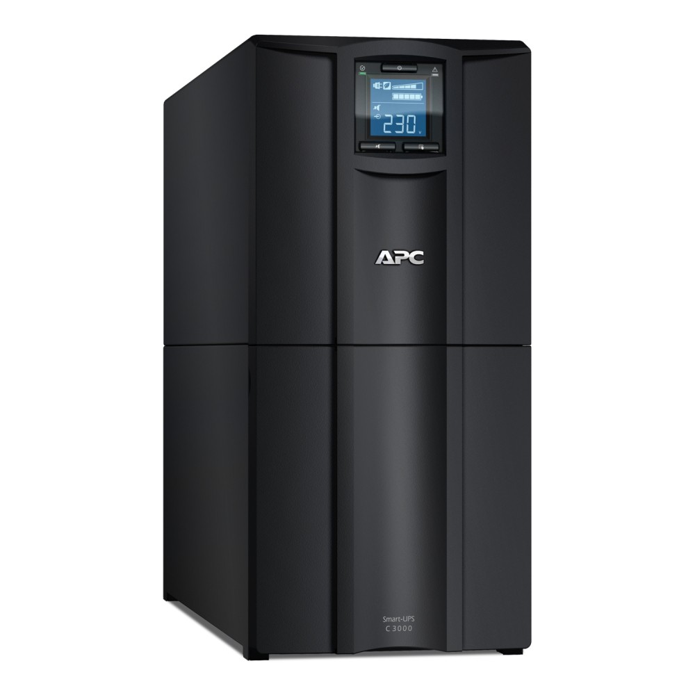 เครื่องสำรองไฟฟ้า APC SMC3000I ขนาด 3000VA แบบ Tower พร้อมหน้าจอ LCD