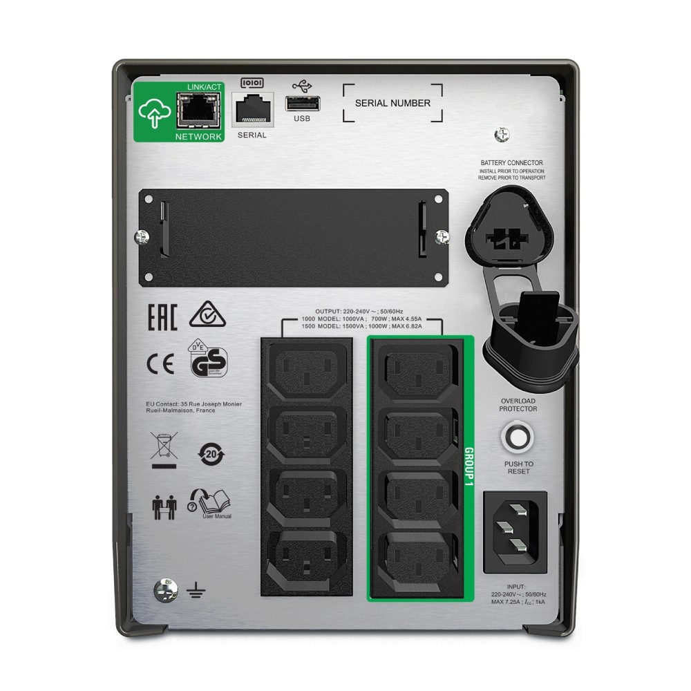เครื่องสำรองไฟฟ้า APC SMT1500IC พร้อมหน้าจอ LCD และเทคโนโลยี Pure Sine Wave