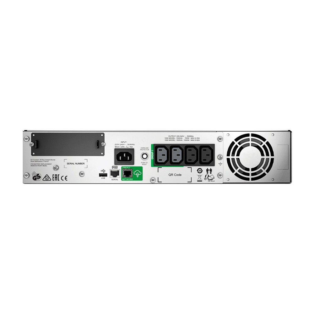 เครื่องสำรองไฟฟ้า APC SMT1000RMI2UC ขนาด 1000VA พร้อมหน้าจอ LCD และระบบ SmartConnect