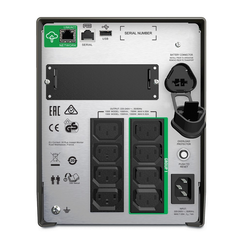 เครื่องสำรองไฟ APC SMT1000IC ขนาด 1000VA พร้อมเทคโนโลยี SmartConnect