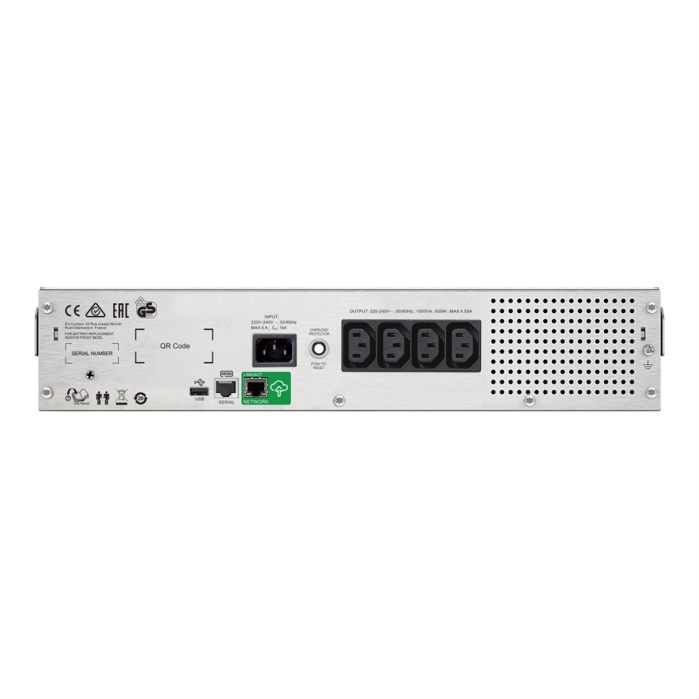 เครื่องสำรองไฟ APC SMC1000I 2UC 1000VA แบบ Rackmount พร้อมระบบ SmartConnect
