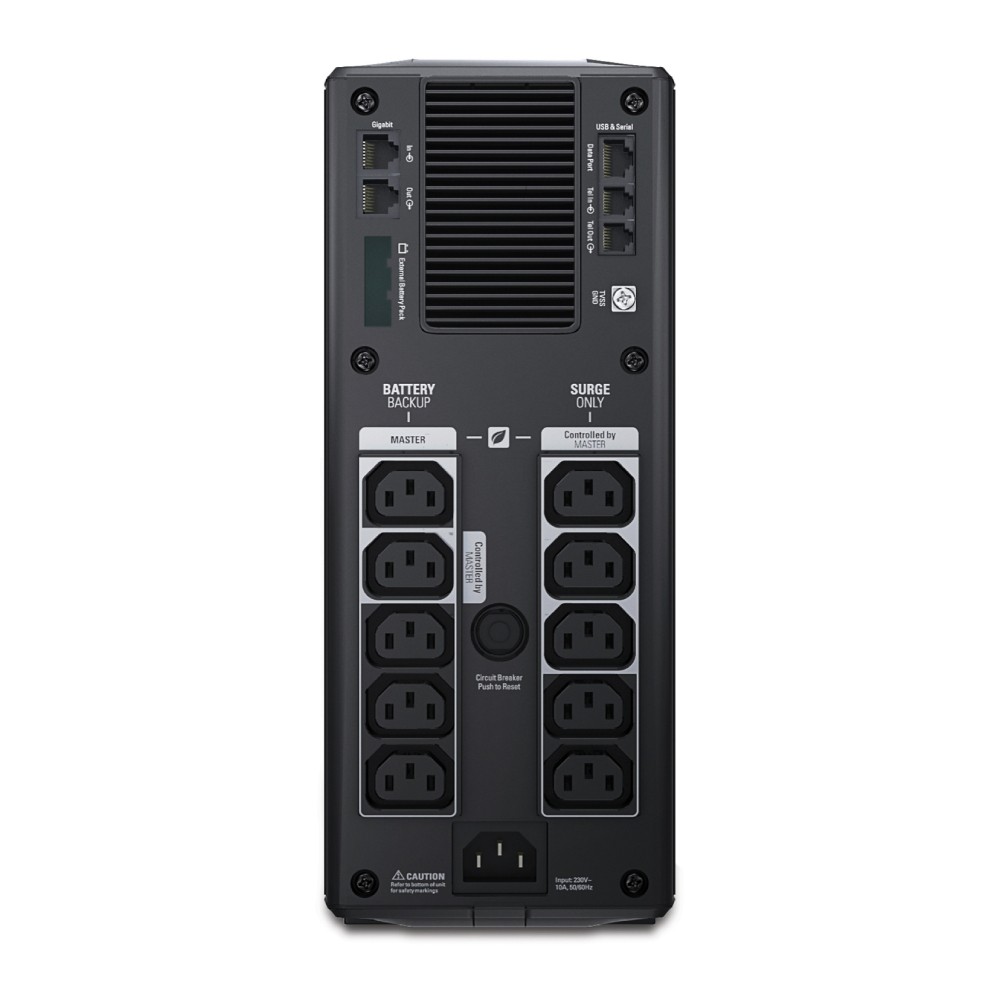 เครื่องสำรองไฟฟ้า APC BR1500GI ขนาด 1500VA 865W พร้อมหน้าจอ LCD