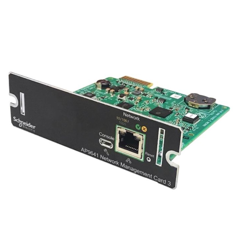 การ์ดควบคุมเครือข่าย APC AP9640 สำหรับจัดการระบบสำรองไฟระยะไกล