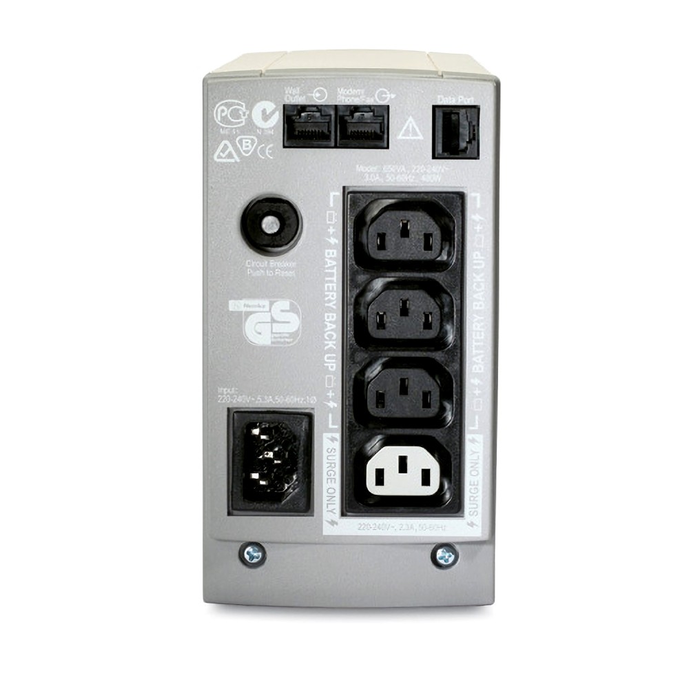 เครื่องสำรองไฟฟ้า APC BK650AS ป้องกันไฟตกและไฟกระชาก