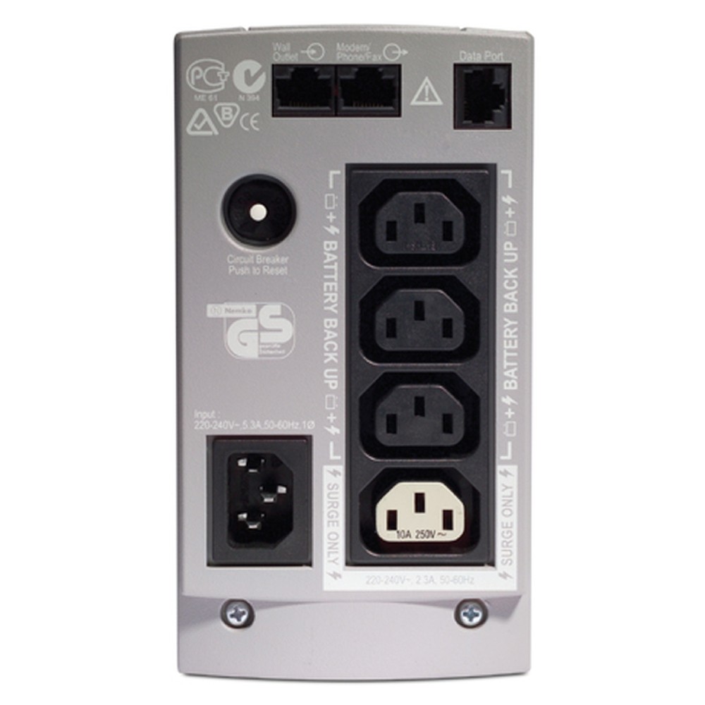เครื่องสำรองไฟฟ้า APC BK500EI 500VA สำรองไฟประสิทธิภาพสูง