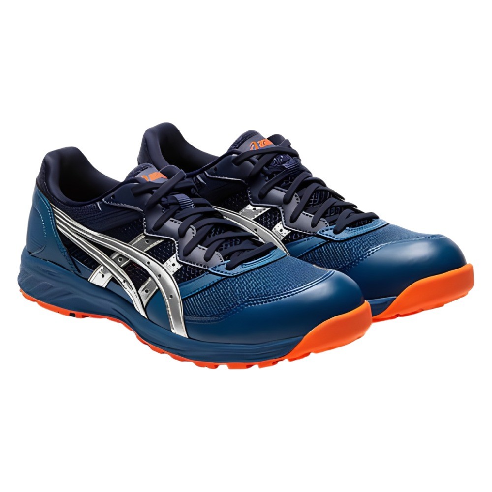 รองเท้าเซฟตี้หัวเรซิ่น ASICS 1273A006 400 รุ่น WINJOB CP210 สี Mako Blue x สีเงิน