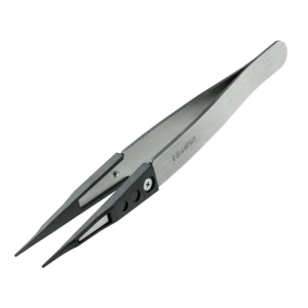 แหนบเซรามิก HOZAN P 646 D ปลายเปลี่ยนได้สำหรับงานอิเล็กทรอนิกส์