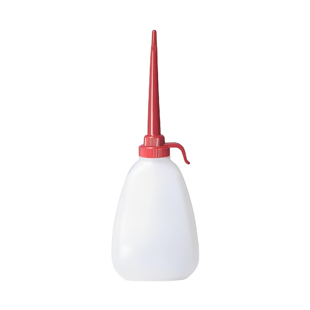 กาหยอดน้ำมันพลาสติก FURUPLA 300R ทรงสี่เหลี่ยมสีแดง