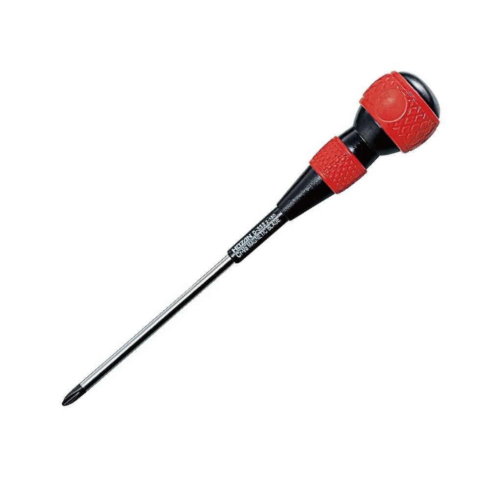 ไขควงช่างไฟฟ้าปากแฉก HOZAN D332150 ขนาด PH2 x 150 มม
