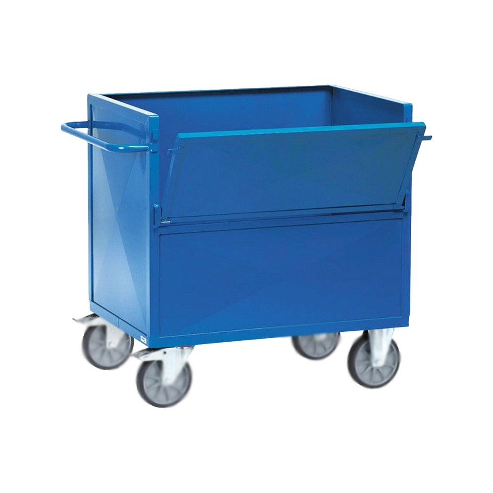 รถเข็นกรงเหล็กแผงข้างทึบ JUMBO A060800013 BTP 0711X รับน้ำหนัก 500 กก 
