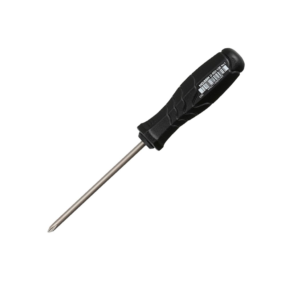 ไขควงปากแฉก HOZAN D 550 100 ก้านเรียวพิเศษขนาด PH1x100มม