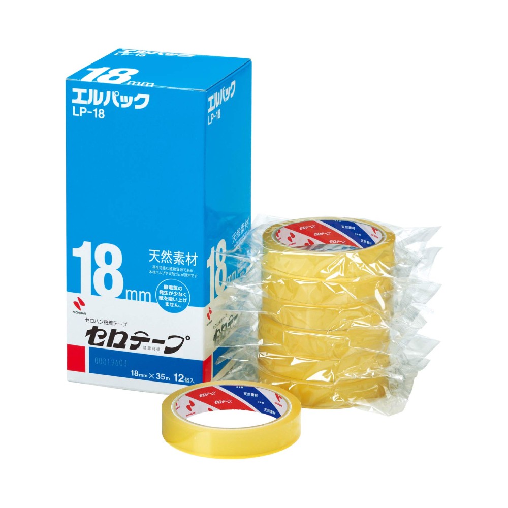 เทปใส NICHIBAN LP 18 บรรจุ 12 ชิ้น ประสิทธิภาพสูง