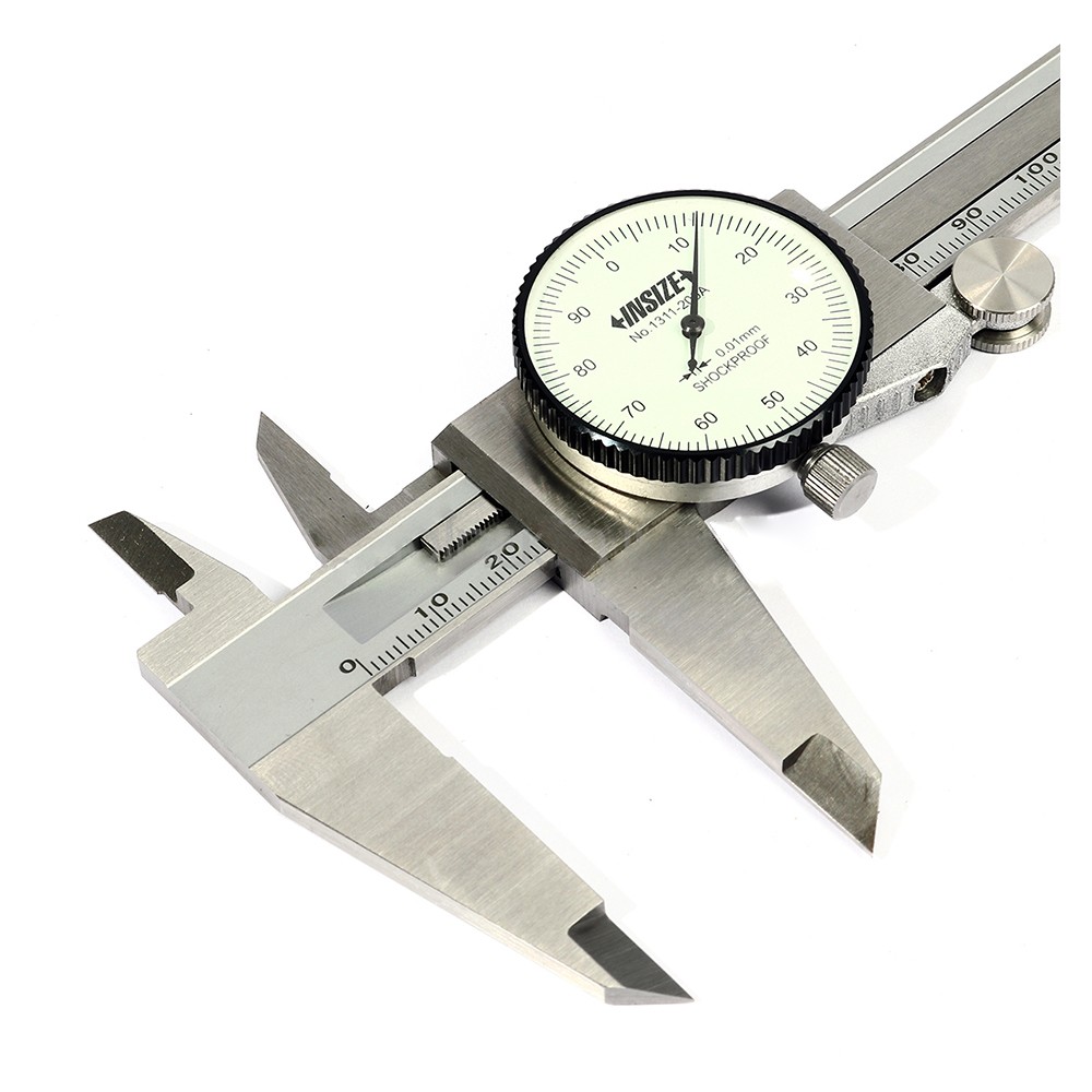 เวอร์เนียร์ไฮเกจหน้าปัดนาฬิกา INSIZE 1250-300 ช่วงระยะวัด 0-200 มม. (0-12 นิ้ว)