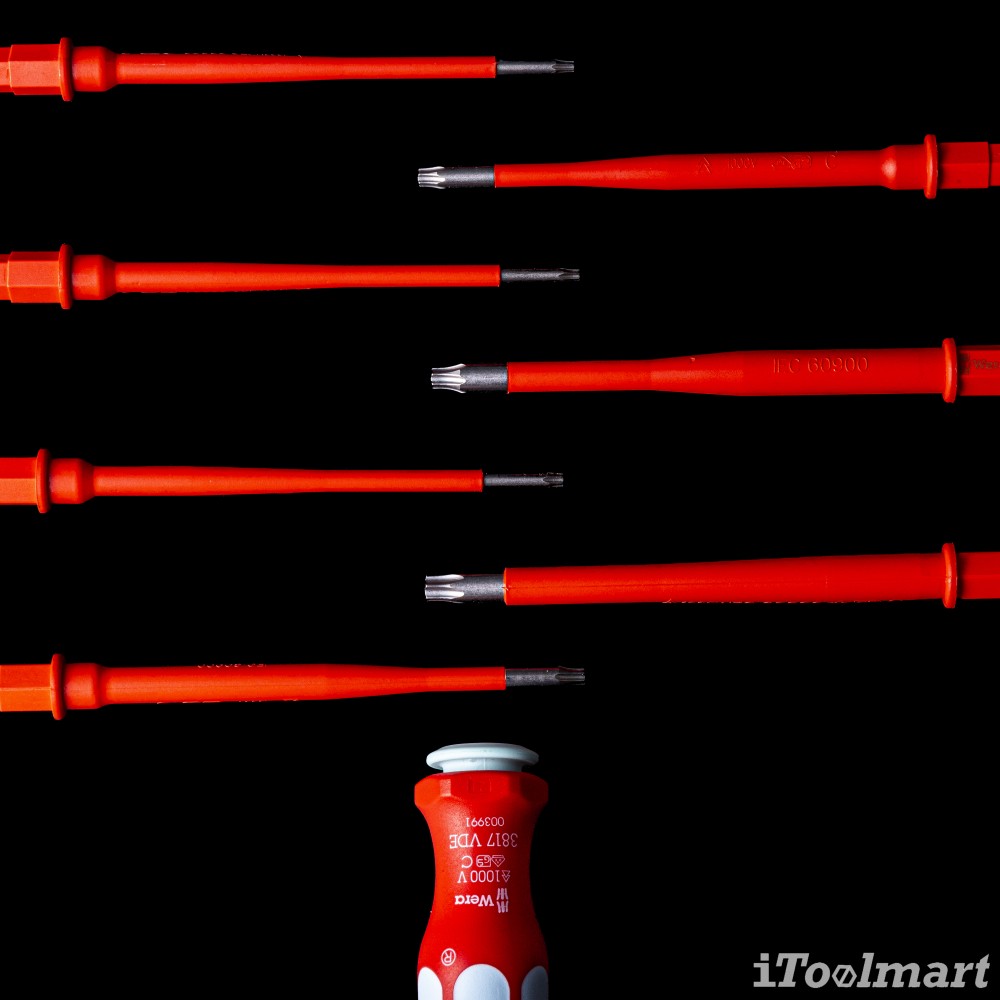 ชุดไขควง Kraftform Kompakt VDE Stainless 8 extra slim 1 5059040001 ชุด 8 ชิ้น