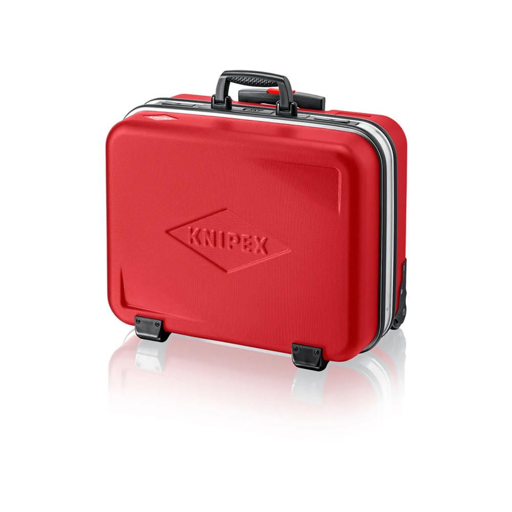 กล่องเครื่องมือช่าง Knipex 98 99 15 LE BIG Twin Move Red สำหรับเครื่องมือไฟฟ้าพร้อมล้อลาก