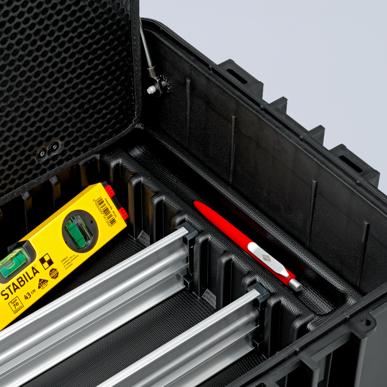 กล่องเครื่องมือช่าง Knipex 00 21 37 LE Robust45 Move Electro สำหรับเครื่องมือไฟฟ้าพร้อมล้อลาก